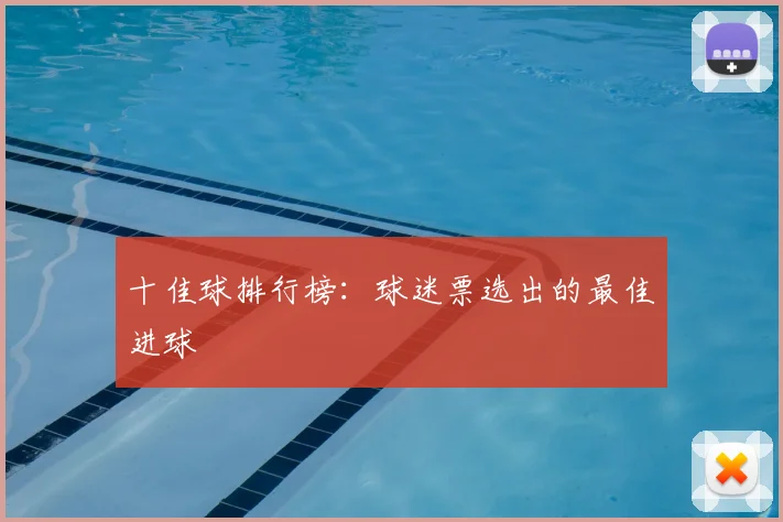 十佳球排行榜：球迷票选出的最佳进球
